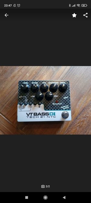 Tech 21 VT Bass DI Preamp Sansamp