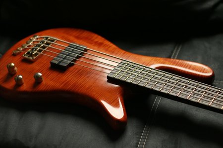 Warwick Streamer Pro M 5-String Bass (LX 5), 1996, Honey Violin, Wenge/Wenge/Maple, Made in Germany