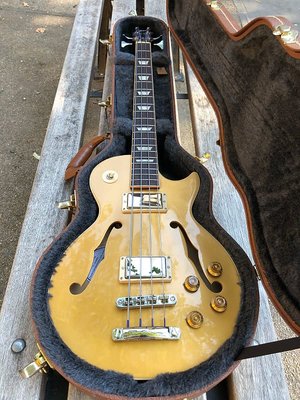 Gibson Memphis ES - Les Paul Bass Gold Top
