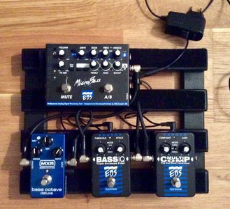 Pedalboard „Blue“ EBS und MXR