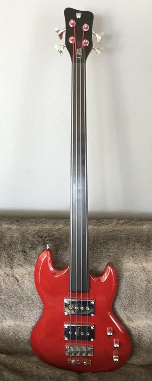 Warwick Jack Bruce fretless 4-Saiter