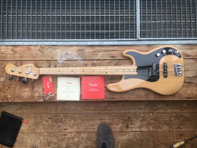 2017 Fender American Elite Precision Bass Ash
