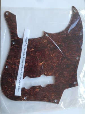 USA Pickguard Tortoise 10-Loch für Fender Jazz Bass