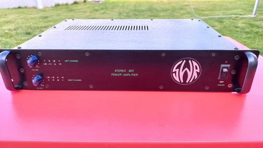 Vintage SWR Stereo 800 Endstufe