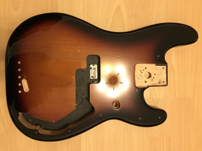 Original Fender Precision Bass Body - Sunburst
