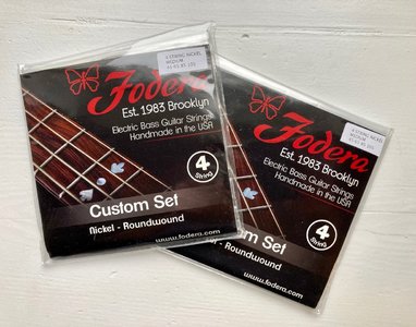 *Reduziert* Black Friday!? 2x FODERA Custom Set Nickel 45-65-85-105 NEU