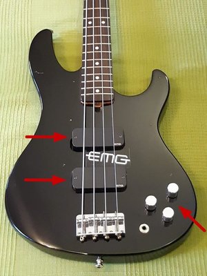 Mit Sound-Demo: Tausche 2 x EMG TBHZ "Modern Thunderbird" Pickups gegen etwas Dezenteres