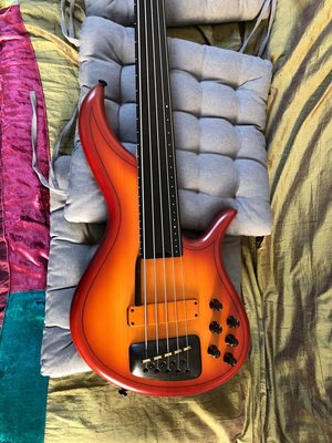 (SOLD) F Bass AC5 Fretless