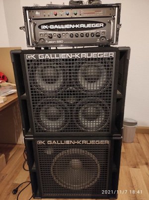 Verkaufe komplette Bassanlage GK Fusion 550 mit 410RBH und 115RBH inkl. dbx 160A