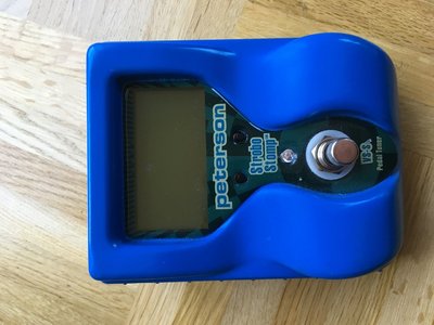 Peterson Blue Strobostomp Tuner/D.I. Box
