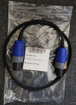 Glockenklang Boxenkabel 0,7m SpeakOn