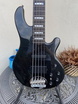 Lakland Skyline 55-02 Custom Black Sparkle Ebony