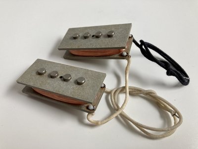 Tone Emporium TE-08 Custom vintage '65 P-Bass Pickups, grey bobbins