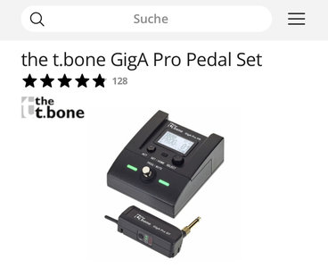 [SUCHE:] Funke t.bone GigA Pro GT Pedal Set
