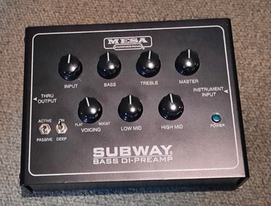 Mesa Boogie Subway Bass DI Preamp RESERVIERT