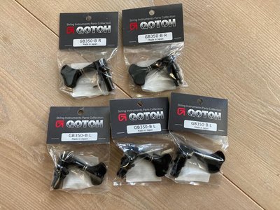 VERKAUFT Gotoh 350 Res-o-Lite Mechaniken für 5-Saiter (3L/2R)