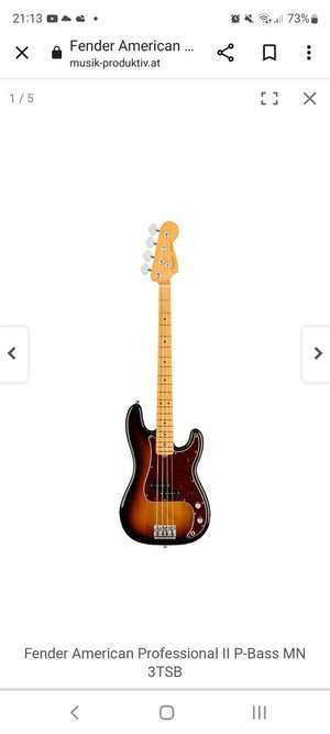 Fender american pro 1 oder 2 precision