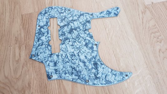 Jazz Bass Pickguard "Black" Pearl für USA Deluxe (ab 2013), Elite od. Ultra - 4 Saiter