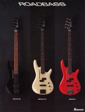 Ibanez Road Bass RB 808 LE polarweiss