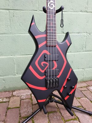 B.C. Rich VSWB (I.C.S Vortex Dimmu Borgir Special Warlock Bass - 2008 - Mint)