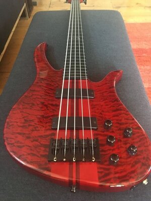 Carvin Brian Bromberg 5-saiter fretless (Umbau durch Tino Tedesco)