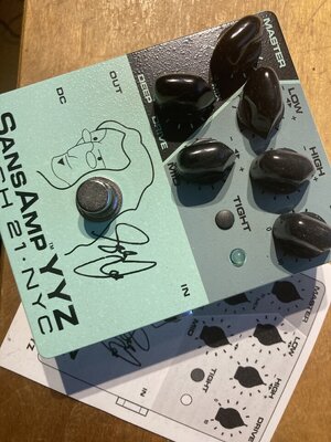 reserviert - Sansamp YYZ Geddy Lee Signature Pedal (Tech21 NYC)