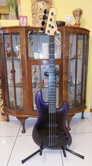 Blade Levinson B4, Made in Japan, purple/black sparkle