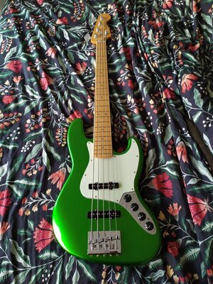 Fender jazz bass player plus 5 saiter
