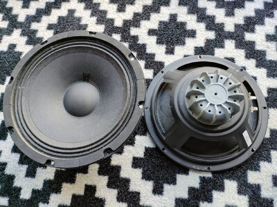 2 x 10" SICA Neodym Bass Box Speaker je 300 W RMS 8 ohm FMC Bassbox