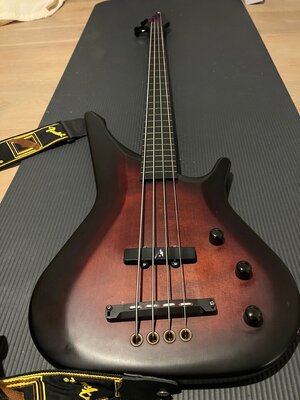 Fretless Manne Akustik Bass 4 Saiter