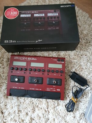 ZOOM B3 N + ZOOM FPO2M Expression Pedal