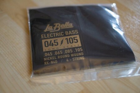 LaBella RX-N4D Nickel Roundwound 4 String - reserviert