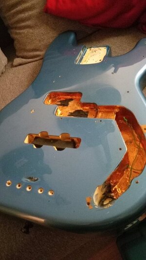 Fender PJ Body | Lake Placid Blue