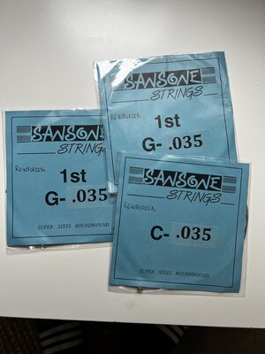 Sansone 3x G-String 0.35 Stainless Steel NEU