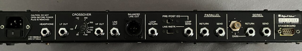 Verkauft: Hughes & Kettner Fortress Bass Preamp (Tube-/Röhrenpreamp)