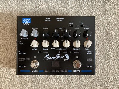 EBS Micro Bass 3 - Preamp/DI-Box - neuwertig!