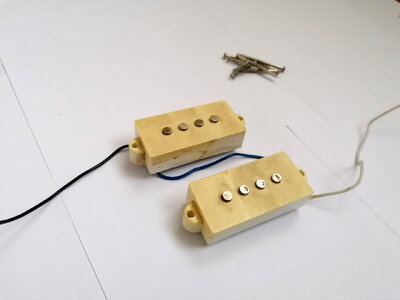 Precision Bass Washburn USA Tonabnehmer Pickups Real Relic