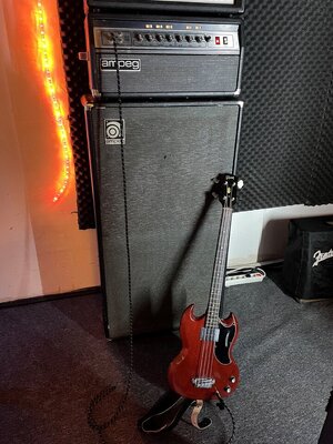 Ampeg SVT + 8x10 Stack 70er Bassverstärker Topteil + Box