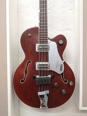 2007 Gretsch G6119B Broadkaster Bass Made in Japan stripped