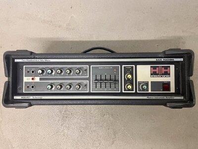 HH Electronic Bass Machine 250 Watt - Bass Amp Topteil