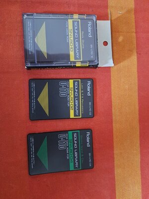 3 Roland Sound Cards