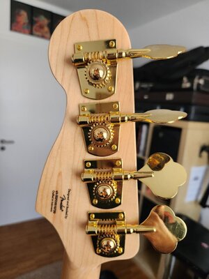Squier 40th Ann. Mechaniken/Tuners Gold Vintage-Style