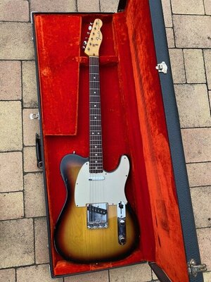 72er Fender Telecaster sunburst / Palisander-Board - Tausch?