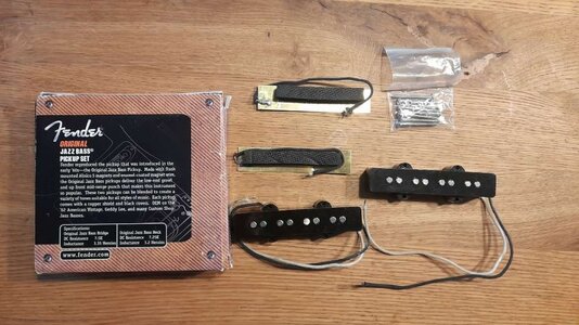 Fender Original Jazz Bass Bridge Pickups, 2x 94mm Länge!!
