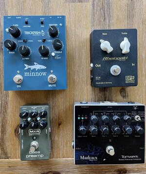 Bass Pre-Amps (Rheingold, Marleaux, MXR, Trickfish)