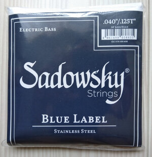 [reserviert] Sadowsky Blue Label Stainless Steel 40/125T kurz gespielt fast für lau