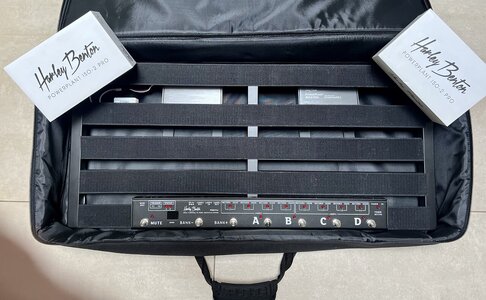 Pedaltrain Novo 32, Harley Benton ISO 2 pro, & Harley Benton FXL 8 Pro