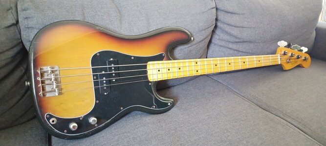 1979 Greco P-Bass mit Allparts Neck