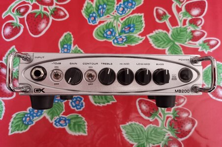 GK Gallien Krueger MB 200 BASS AMP, Top Zustand, inkl. SKB Tasche