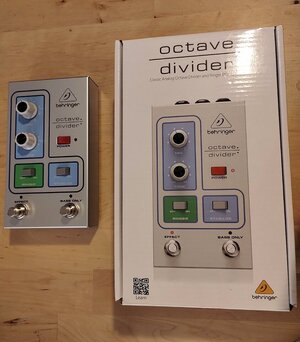 PREISUPDATE: Behringer Octave Divider mit Volume Mod von @ratterbass